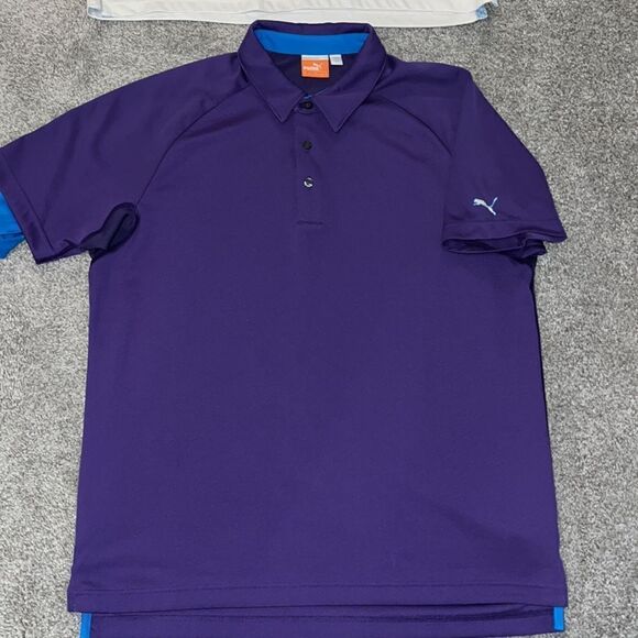 Amazing lot of 4 colorful Bryson Deschambeau Puma Rickie Fowler Golf Shirt-M - Picture 7 of 12